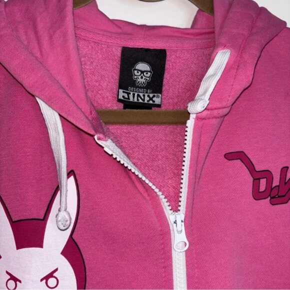 J!NX Hoodie Overwatch D.VA Ultimate Mens Sz Small Pink - Picture 6 of 13